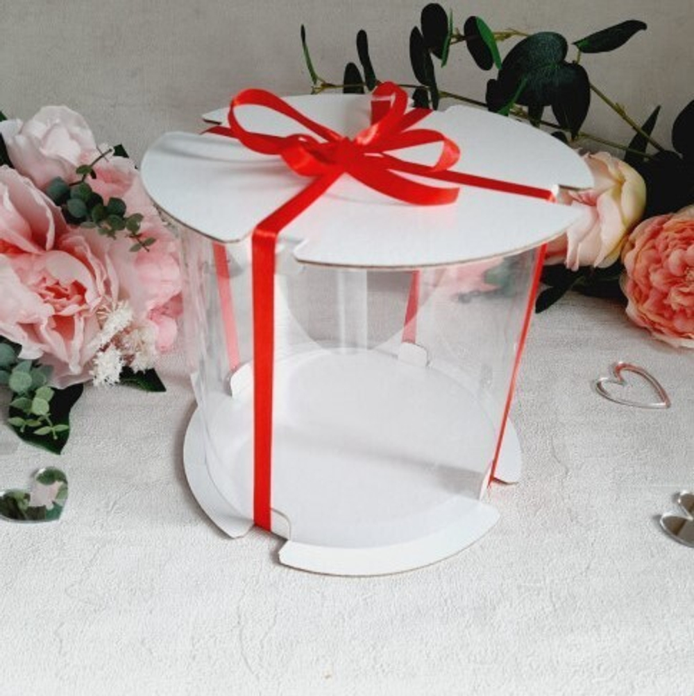 КОМПЛЕКТ тубусов для торта 24х24 - 5 шт