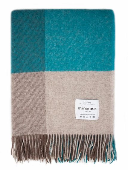 Плед DANA 4-05 из шерсти астралийского мериноса AVINAMAS