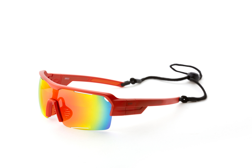 Спортивные очки OCEAN Race Matt Orange / Revo Orange Polarized lenses