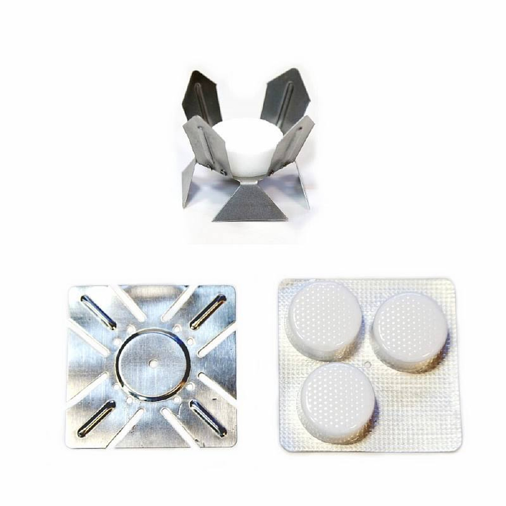 Разогреватель портативный (таганок+сухое горючее)