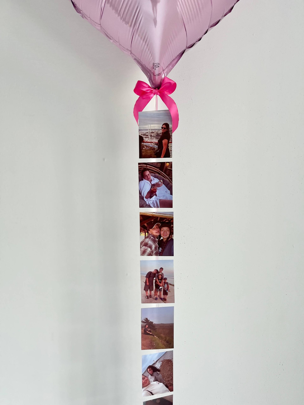 Воздушные шары фотобокс коробка с сердцем и фото №3826