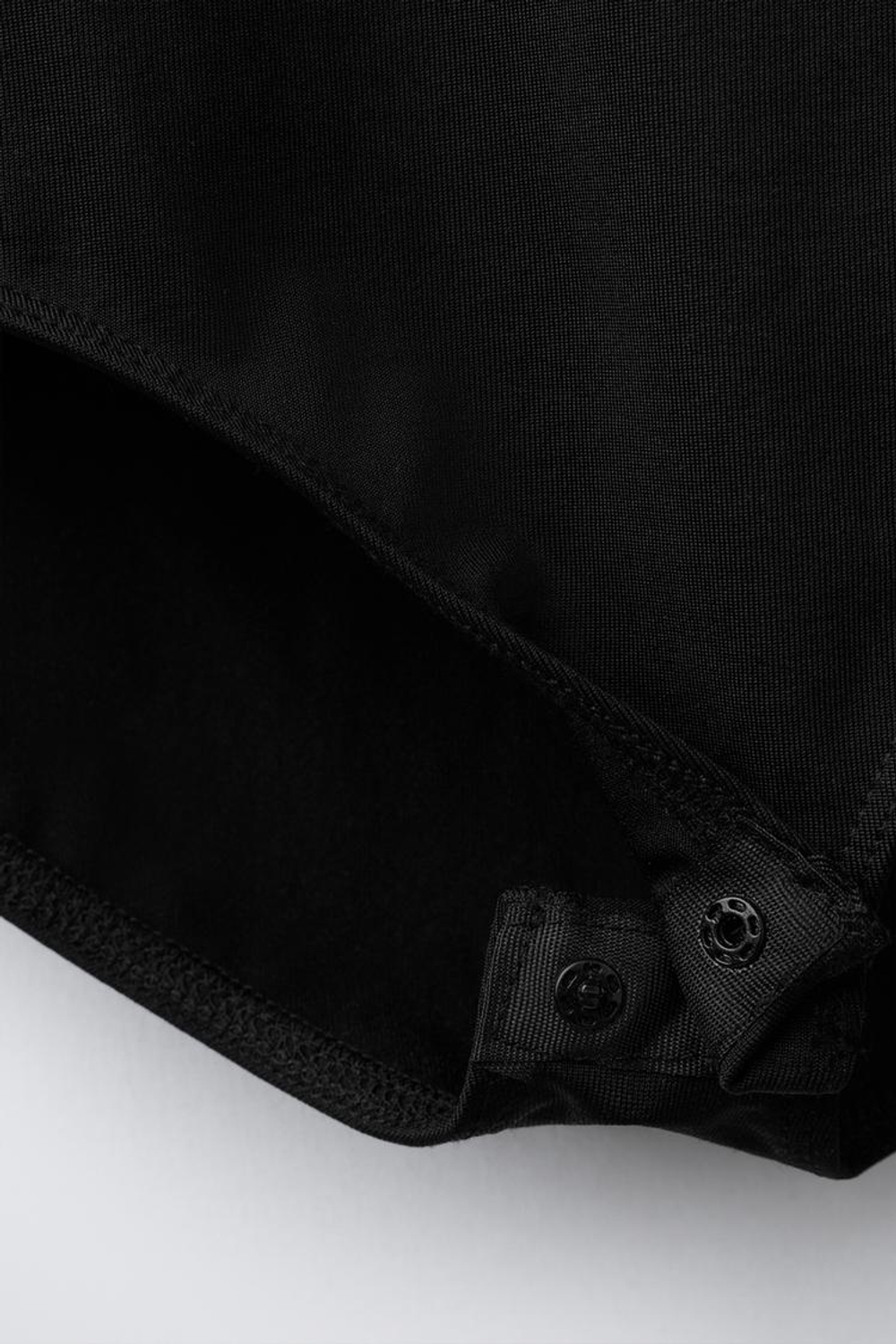 ZARA БОДИ ИЗ ПОЛИАМИДА С УЗЛОМ, ЧЕРНЫЙ