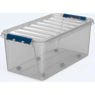 Ящик с крышкой 55л на колесах Профи комфорт