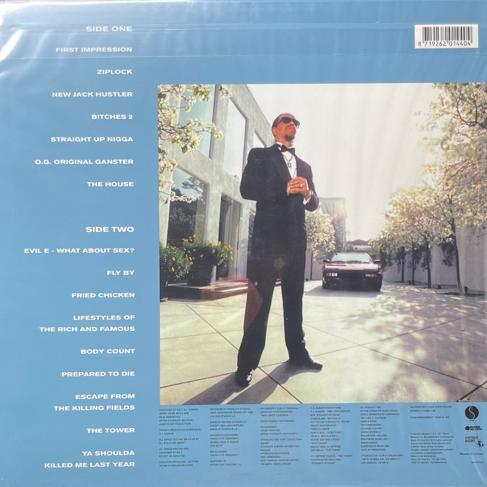 Ice-T ‎– O.G. Original Gangster (Голландия 2019г.)