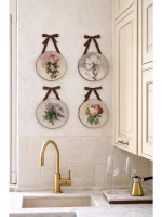 Набор настенных панно 18.5 см, 4 штуки в наборе