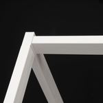 Кровать детская, 90х190, Кози, кровать домик, односпальная, из массива дерева, белый, Dipriz