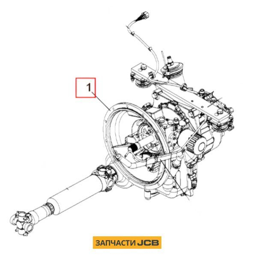 КПП угловой редуктор JCB 441/M5103