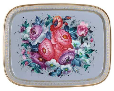 Zhostovo metal tray A19D18052681