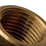 Муфта STOUT SFT 0005 - 1/2" (для стальных труб, латунь без покрытия)