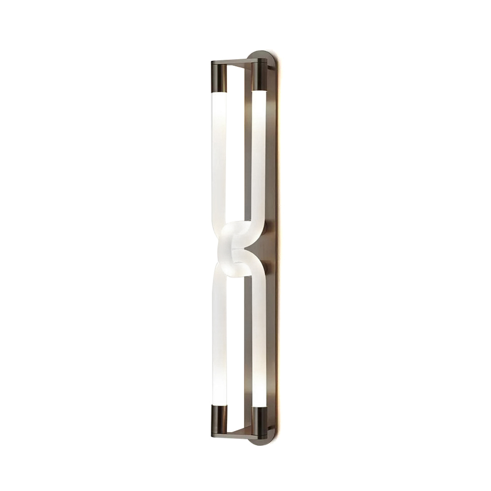 Настенный дизайнерский светильник  Loopi Double by Articolo Lighting (черный)