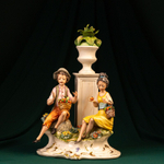 Фарфоровая мануфактура Capodimonte «Сбор урожая яблок»