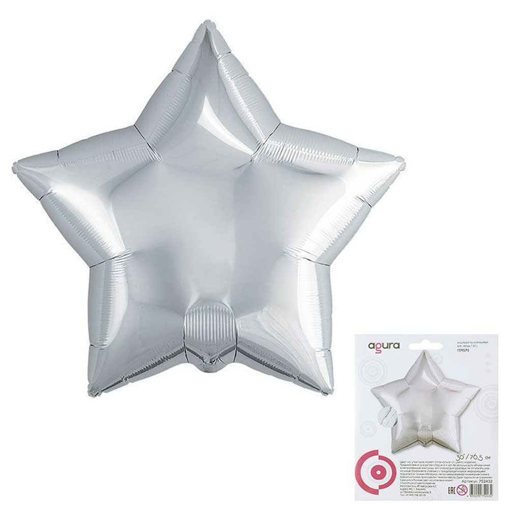 Р Звезда Серебро 30"/76 см