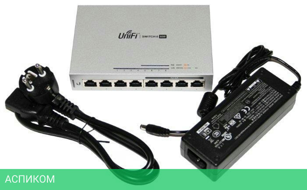 Коммутатор Ubiquiti UniFi Switch US-8-60W