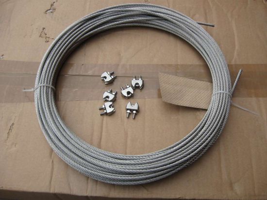 Трос из нержавеющей стали ⌀4 мм для насоса