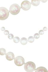 Украшение для высотной ёлки Бусы Искристые., 265 см, пластиковые, белый, ПромЕлка, (БИП-265White)