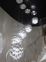 Pendant design lamp  Spiral SP03 by Verpan Panton (Gold)