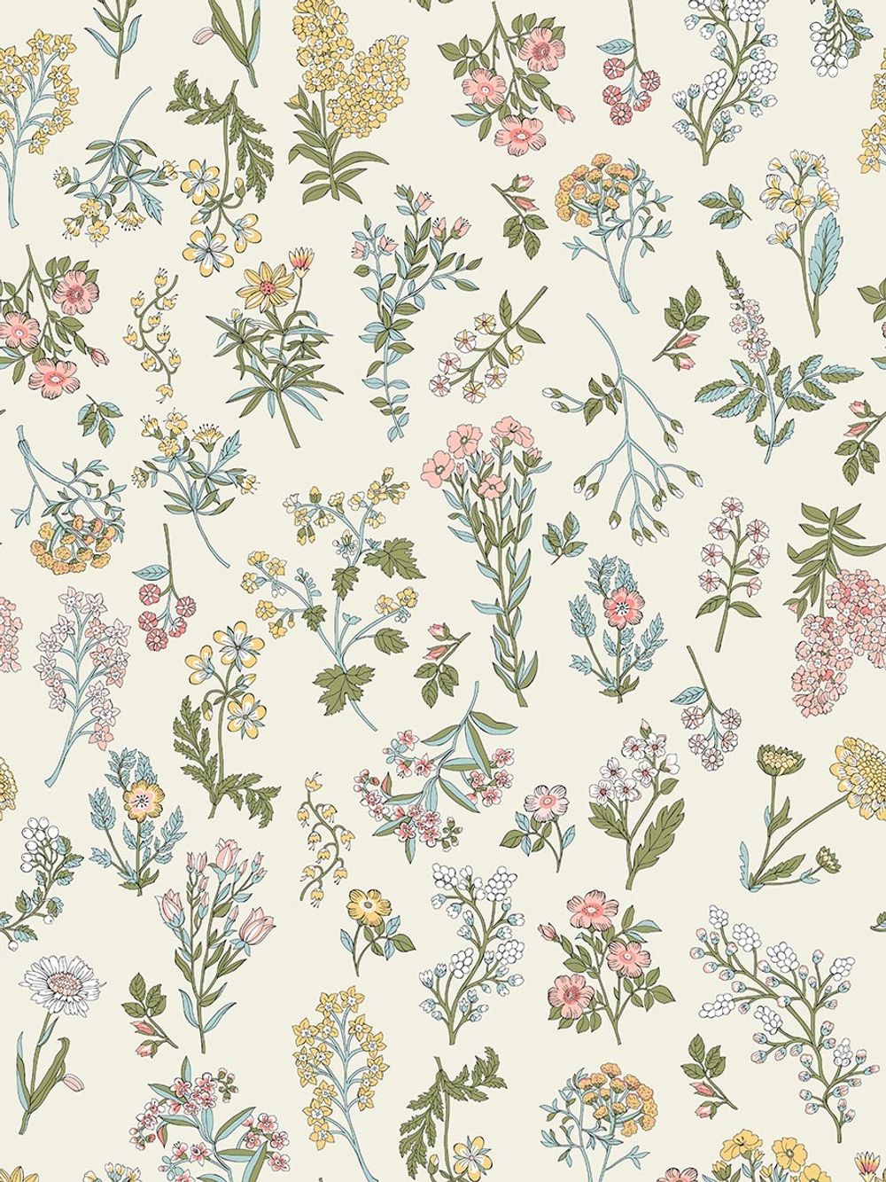 Постельное белье сатин Milky Garden "Botany/Botany" 1,5-спальный на молнии Наволочка 50х70 см 2 шт Простынь на резинке 90х200 см Пододеяльник 145х215 см