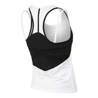 Женская теннисная майка Lotto Top IV 1 Tank Top Women - White, Black