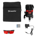 Лазерный уровень ML 05 Red, 20 м, 635 нм, резьба 5/8" Matrix