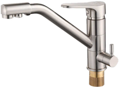 15001-G Смес. для кухни под филт. низ. (САТИН) ViEiR (10/1шт)