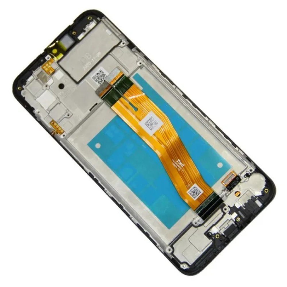 Дисплей для Samsung Galaxy A02s (A025F) с тачскрином и рамкой Черный - OR Ref. (SP) (GH81-20118A)
