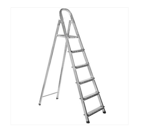 Стремянка Планета П061/6 6 ступеней оцинкованная