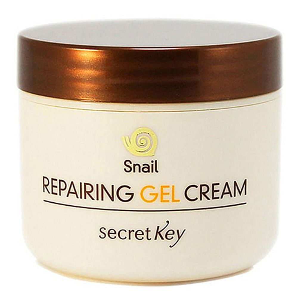 Secret Key Гель для лица с муцином улитки - Snail repairing gel cream, 50г