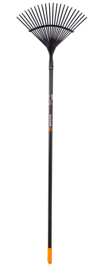 Грабли веерные Вихрь 22 зуба, сталь, металлический черенок