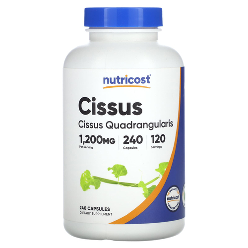Nutricost, Циссус, 240 капсул (600 мг на капсулу)
