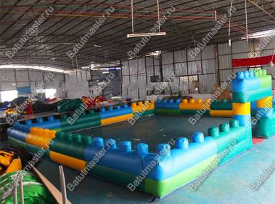 Надувная игровая комната "Лего" размер 5*5*1,5 м