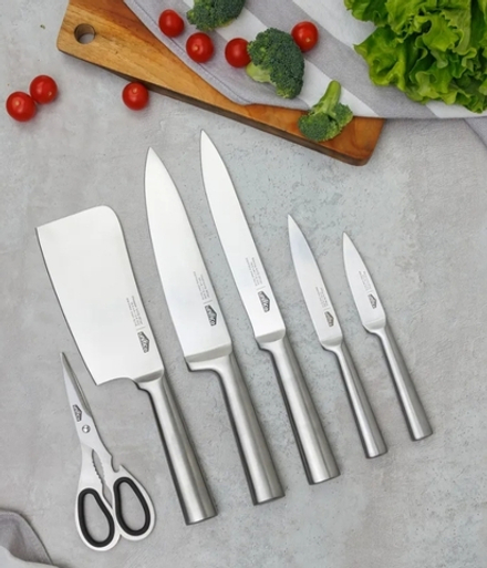 Набор ножей кухонных с подставкой 7 предметов Milan UNIFICO