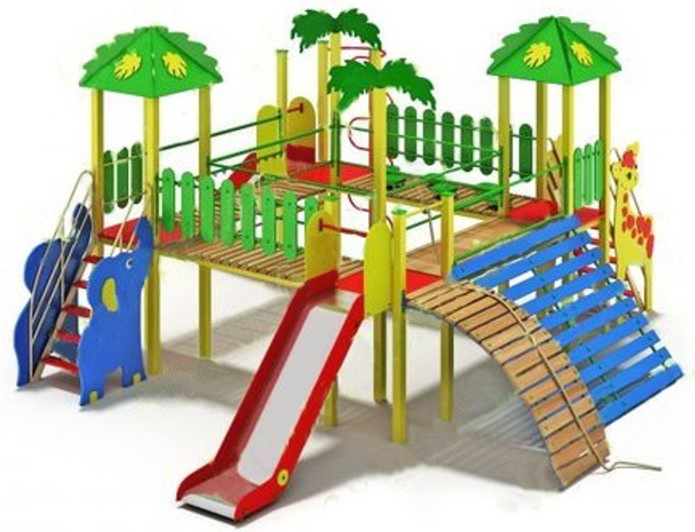 Комплекс игровой Мир джунглей И.13-135