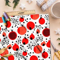 Ткань премиум бифлекс фантазийные фрукты