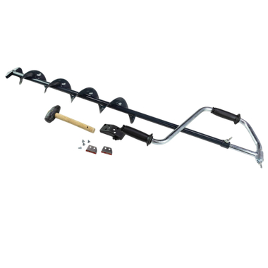 Ледобура 130мм телескопический + молоточек в чехле Патриот