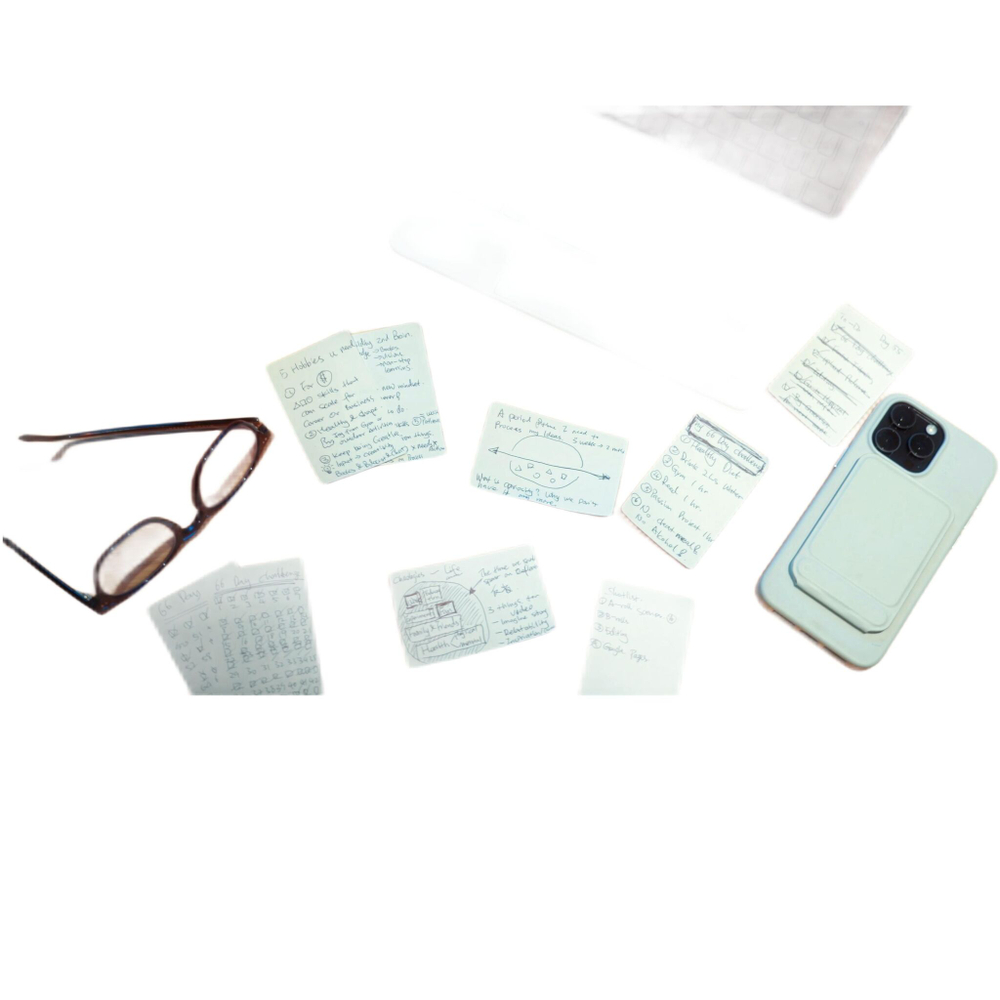Магнитная подставка с записной книжкой MOFT Snap Flow Notepad Stand l Раскладной l Белый
