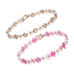 "Klart" набор для бисероплетения 11-010 "Браслеты. Розовые цветы" 0.5 см
