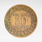 France, 50 Centimes 1927 - Chambers of Commerce, VF
