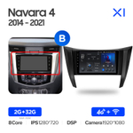 Teyes X1 9" для Nissan Navara 2014-2021