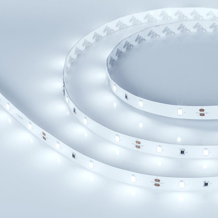 Светодиодная лента Arlight 12W/m 30LED/m 5630SMD холодный белый 5M 013852