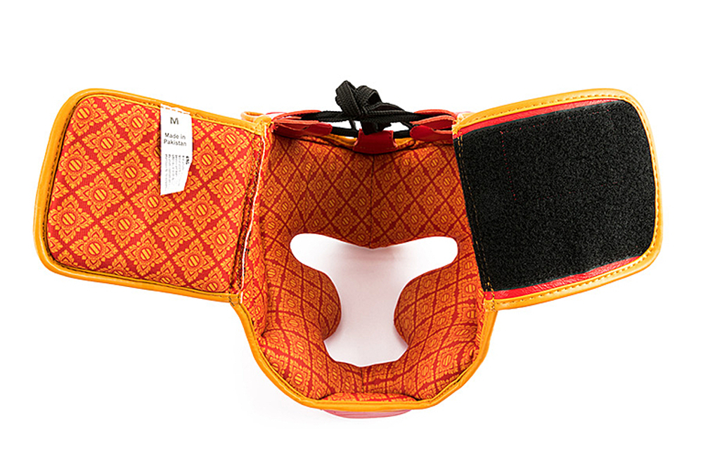 UFC Premium True Thai Шлем для бокса, цвет белый/красный, размер XL