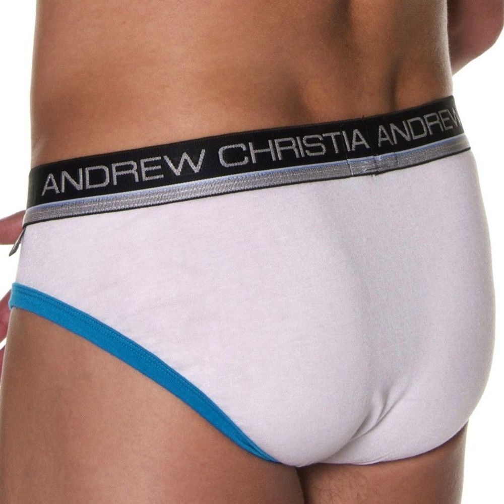 Мужские трусы брифы белые Andrew Christian Air Sculpt Brief White   AC3-M114