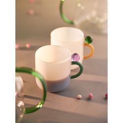 Кружка Orb, 345 мл, зеленая/фиолетовая