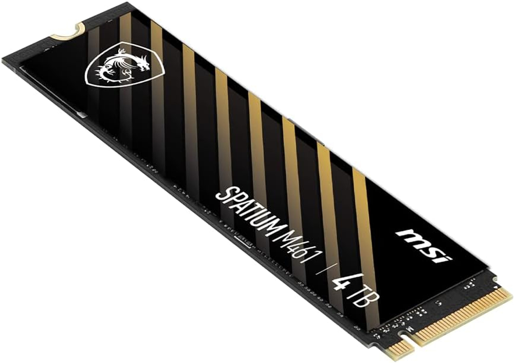 Твердотельный накопитель 4000Gb SSD MSI SPATIUM M461 M.2 PCIe NVMe R5000Mb/s W4200MB/s SPATIUM M461