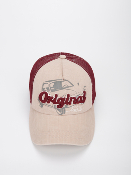 Бейсболка Snapp Original _S5.0 (бежевый/бордовый), 54 - 56