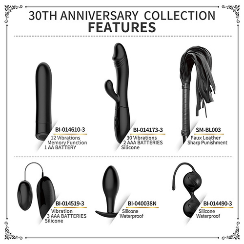 Подарочный вибронабор из 6 предметов Pretty Love BI-014777H