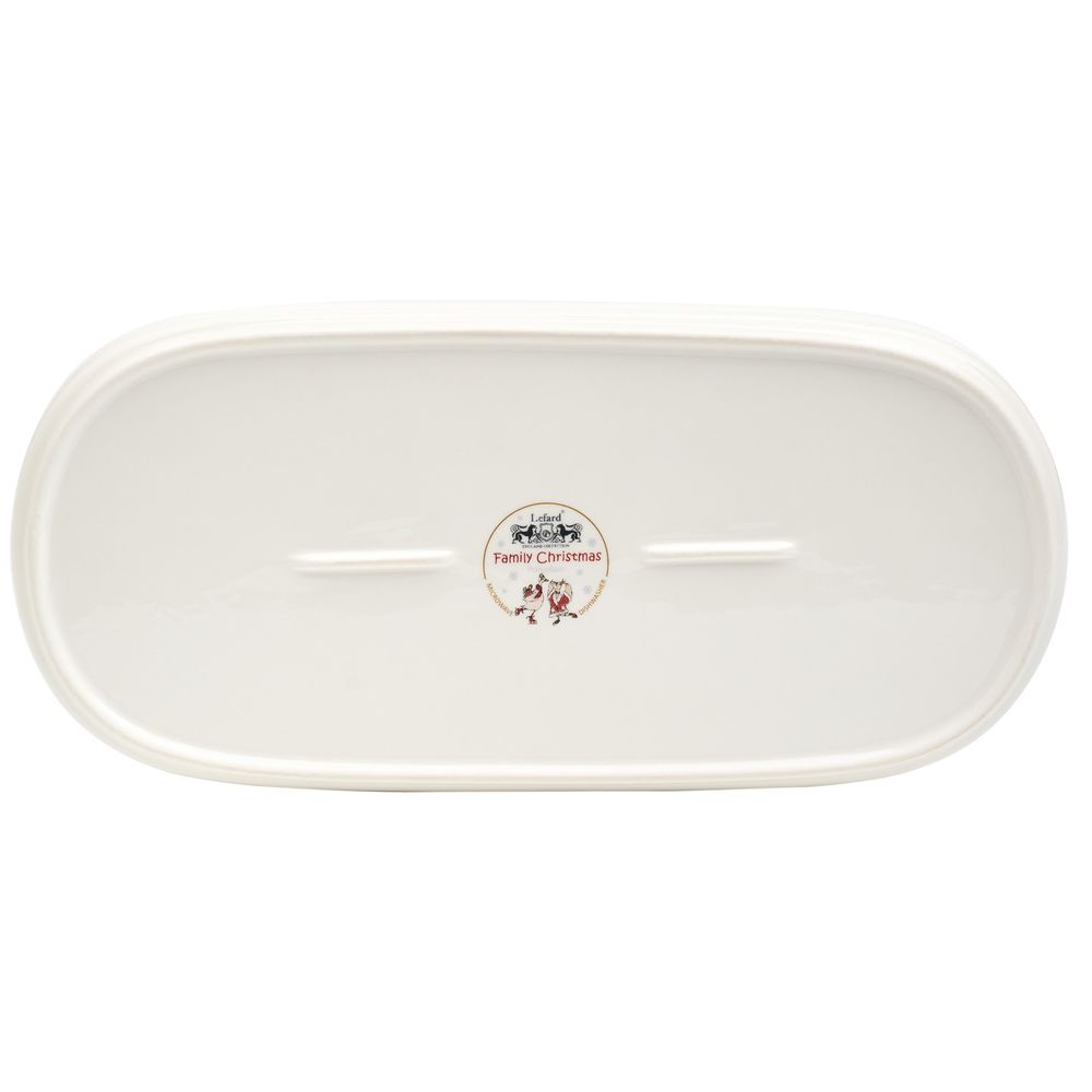 БЛЮДО ОВАЛЬНОЕ LEFARD "FAMILY CHRISTMAS" 25,5 СМ (КОР=24ШТ.)