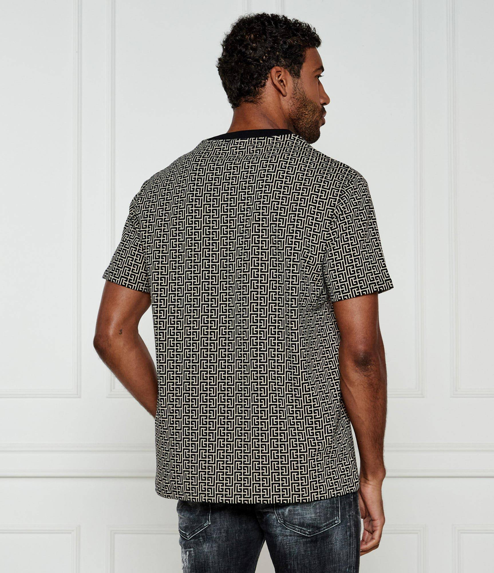 Футболка Labyrinth Balmain - черный(EH1EG010 BC90)