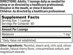 Melatonin 1 мг 60 Lozenges Biogeek