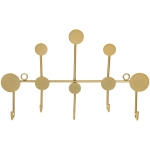 Ключница настенная металлическая «ЛОФТ ВОСТ», пианоно, цвет золото, 18.5*31*3см