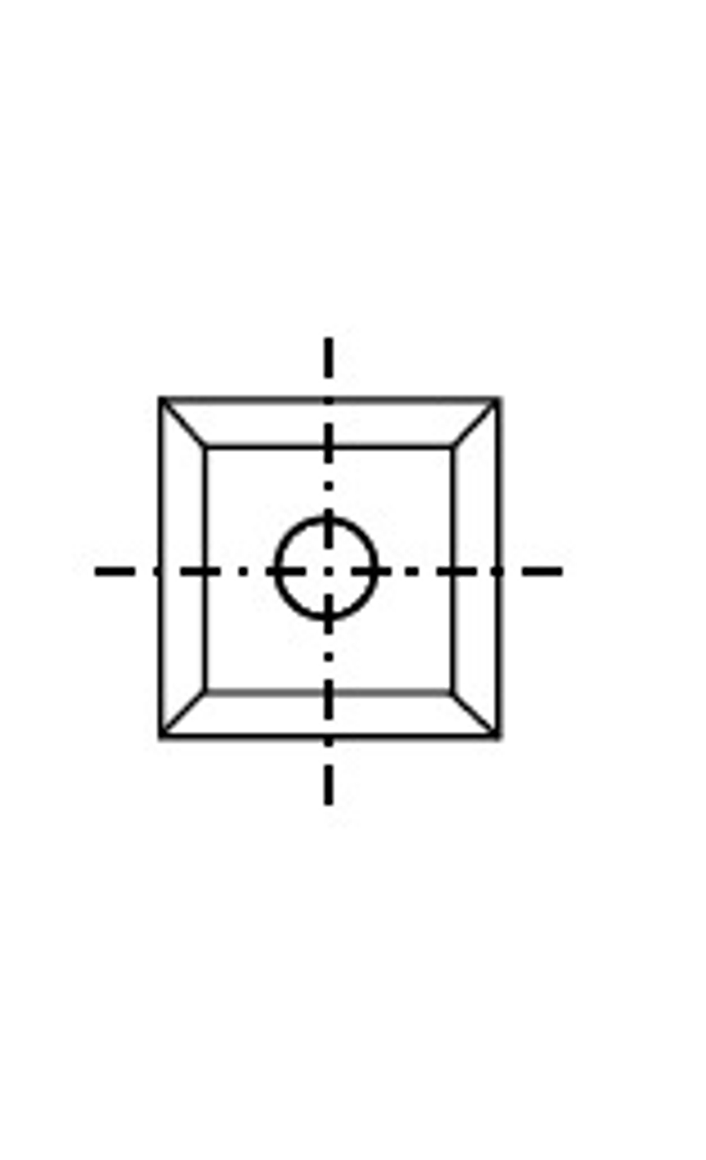 HM нож сменный 12x12x1.5 35° T10MG